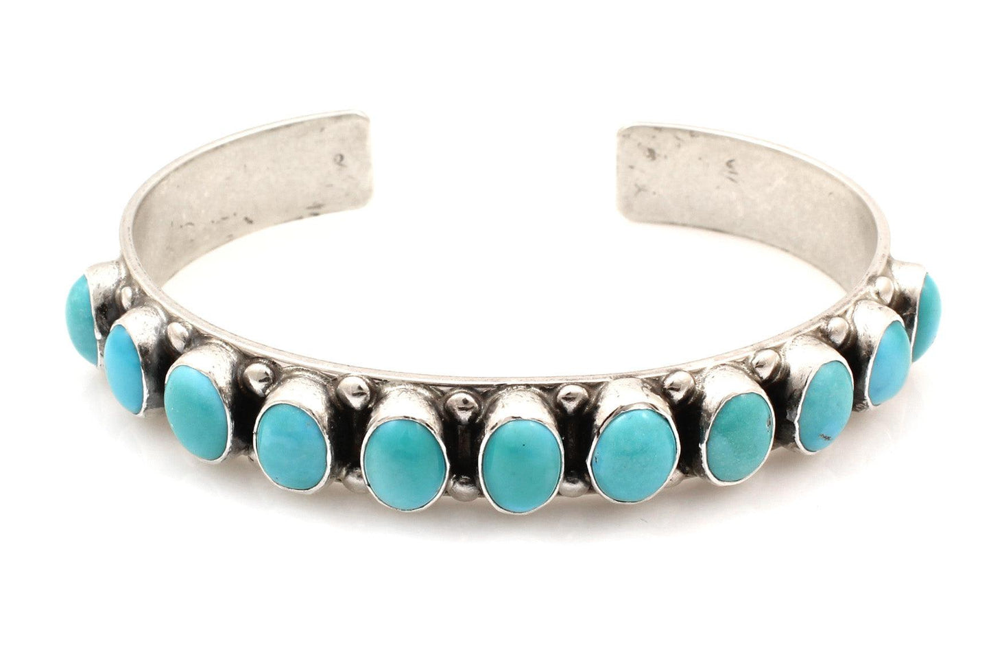 Turquoise Row Cuff-Jewelry-Don Lucas-Sorrel Sky Gallery