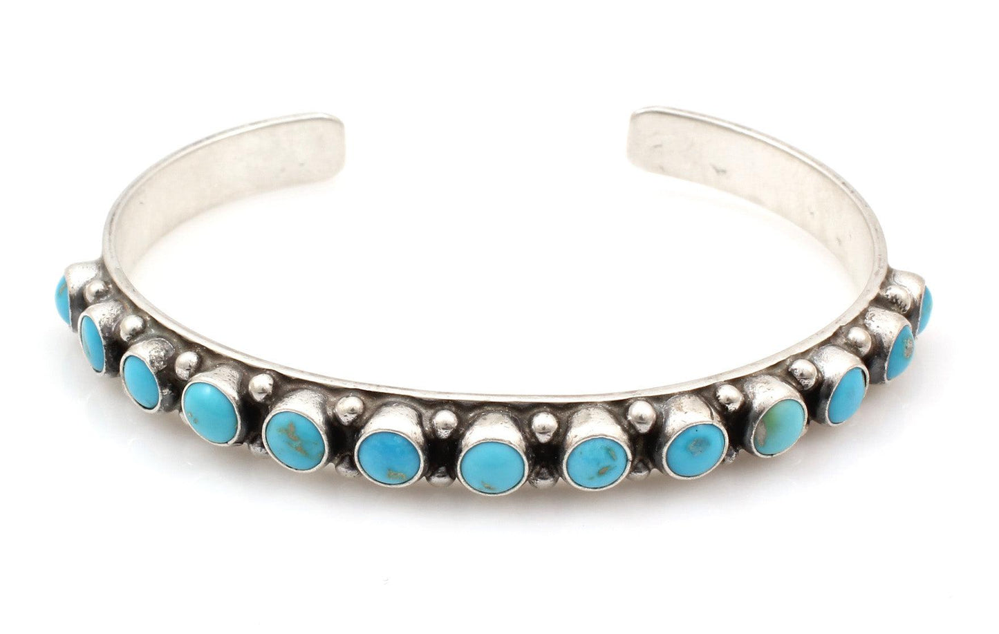 Turquoise Row Cuff-Jewelry-Don Lucas-Sorrel Sky Gallery