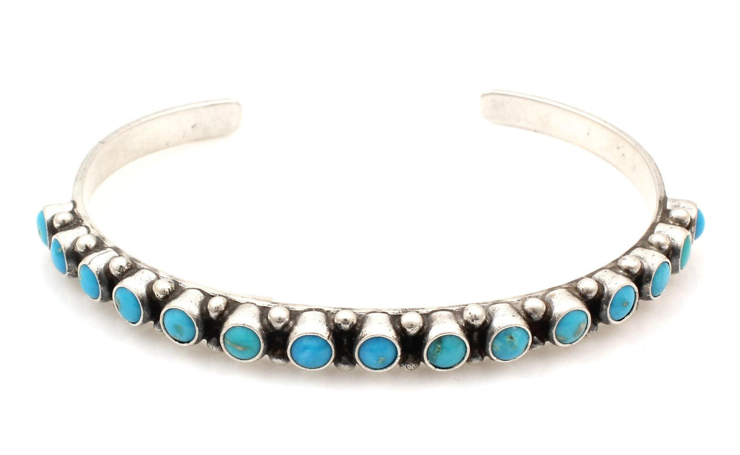 Turquoise Row Cuff-Jewelry-Don Lucas-Sorrel Sky Gallery