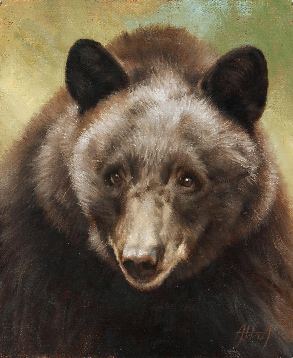 Black Bear Portrait-Painting-Edward Aldrich-Sorrel Sky Gallery