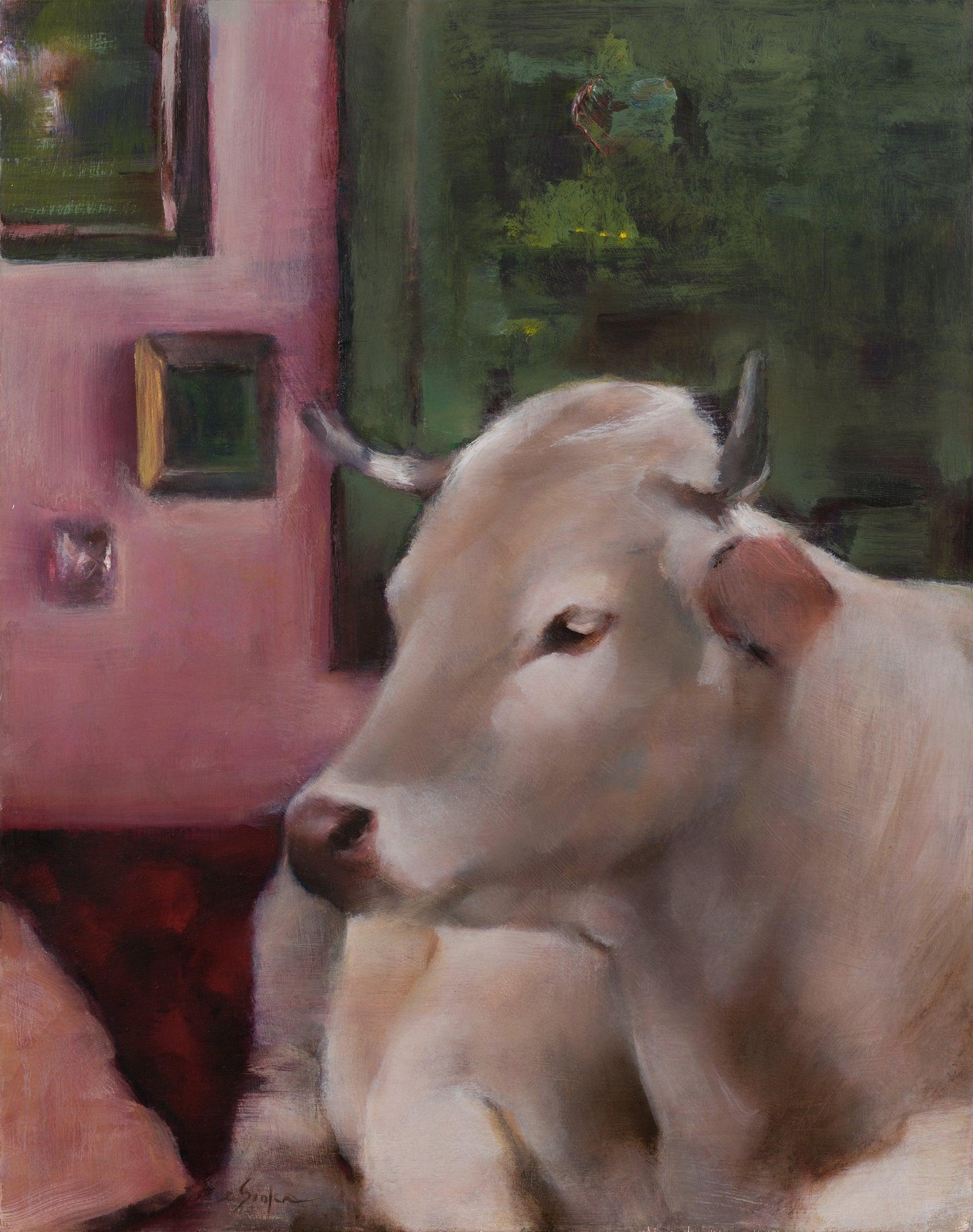 Here is Chaise-Painting-Elsa Sroka-Sorrel Sky Gallery