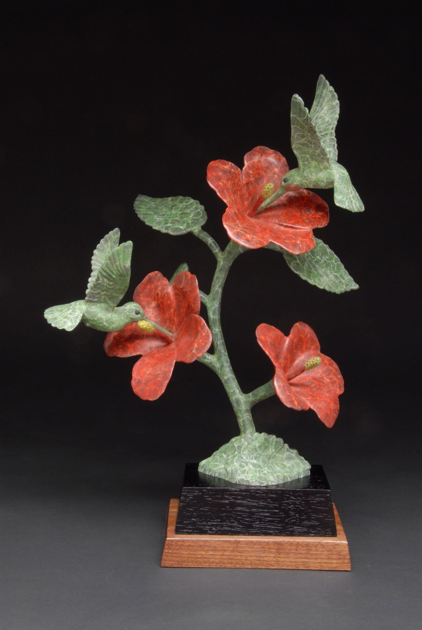 Hibiscus Nectar-Sculpture-Gerald Balciar-Sorrel Sky Gallery