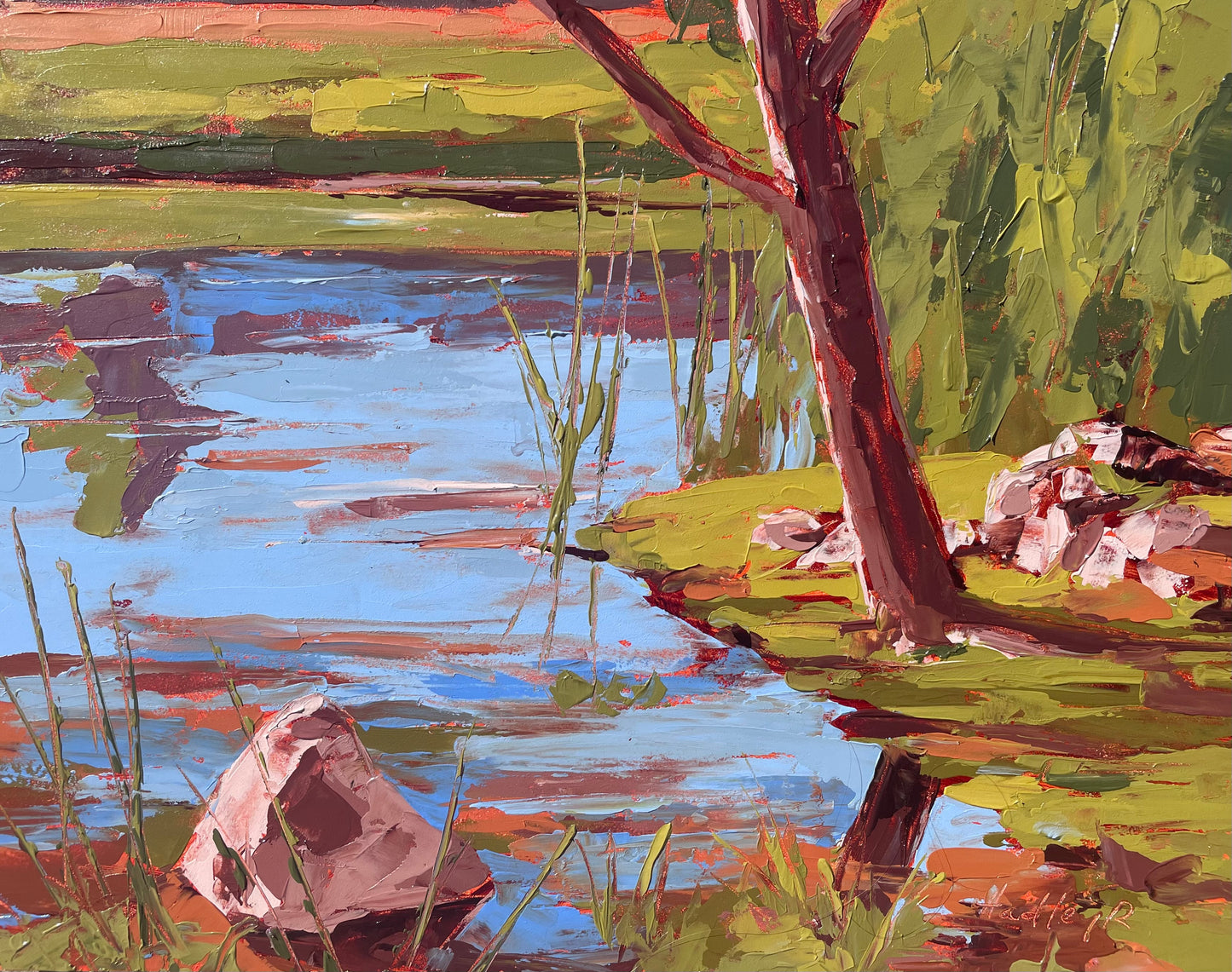 Gentle Evening-Painting-Hadley Rampton-Sorrel Sky Gallery