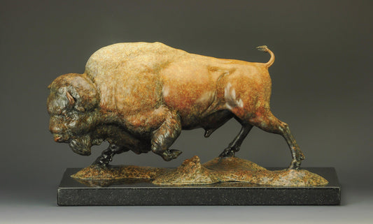 Badlands Brawler-Sculpture-Jeremy Bradshaw-Sorrel Sky Gallery