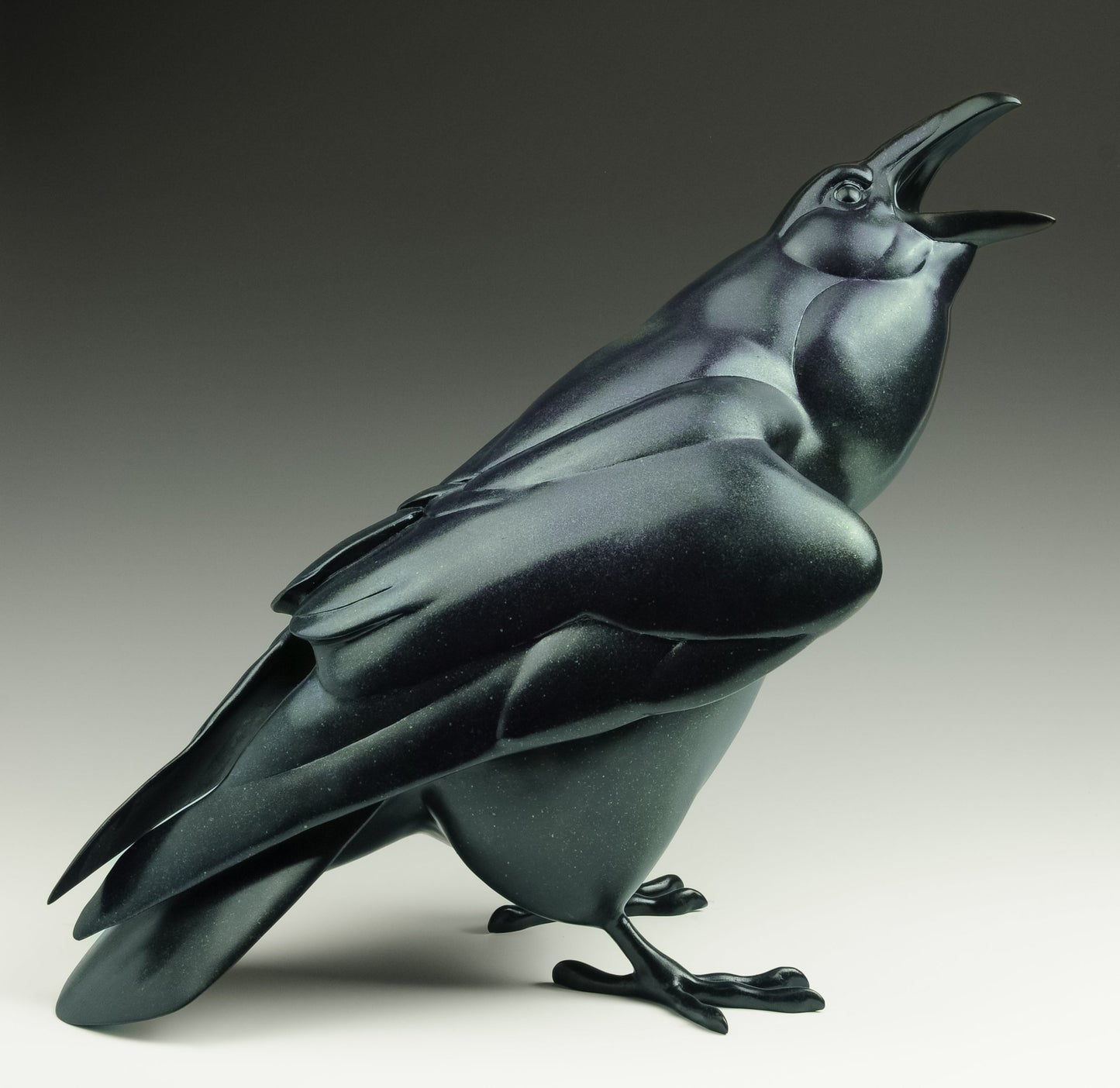 Caw of the Wild-Sculpture-Jeremy Bradshaw-Sorrel Sky Gallery