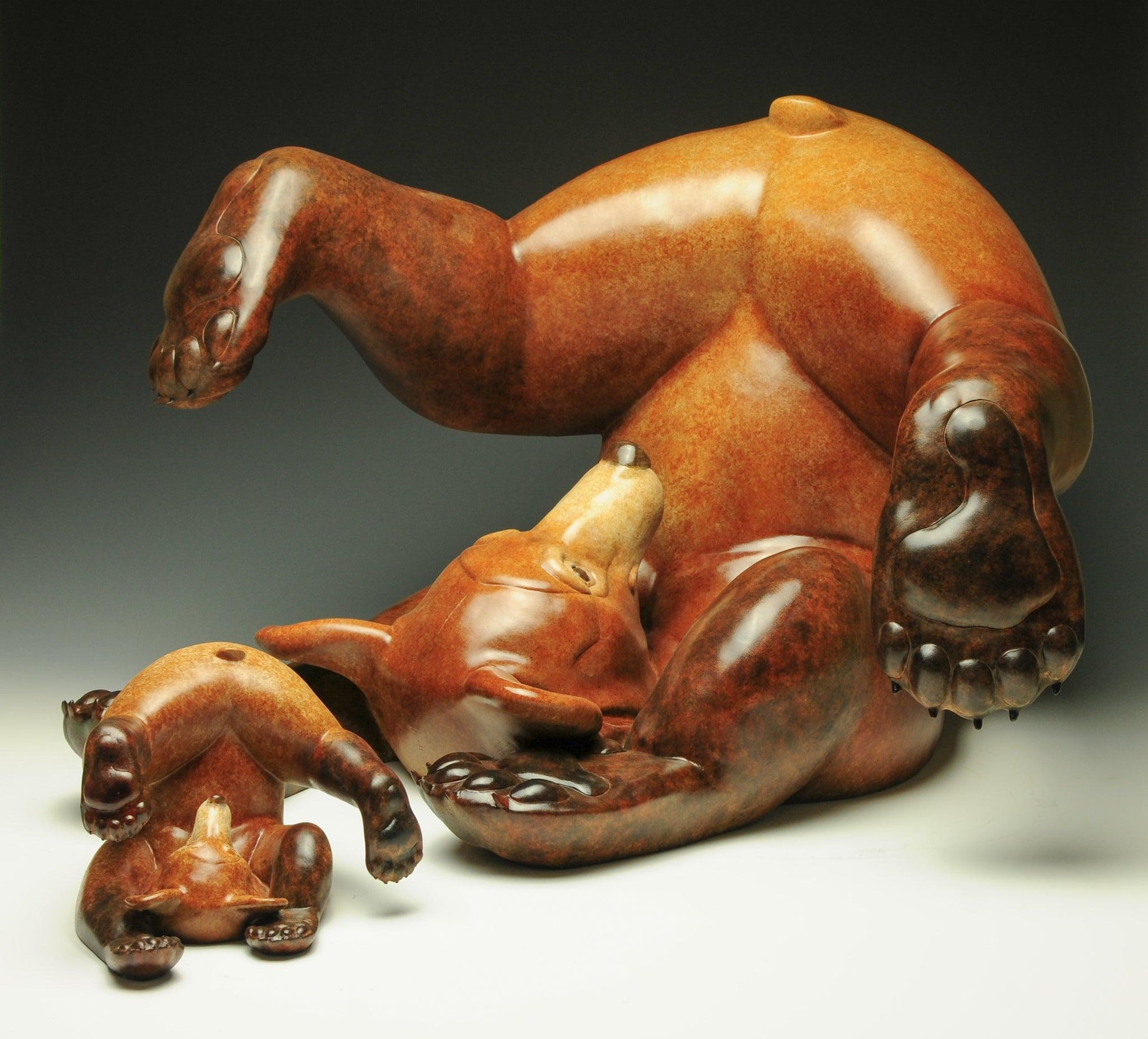 Cinnamon Roll (small)-Sculpture-Jeremy Bradshaw-Sorrel Sky Gallery