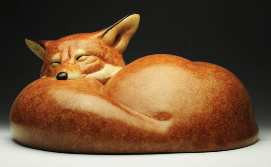 Red Repose-Sculpture-Jeremy Bradshaw-Sorrel Sky Gallery