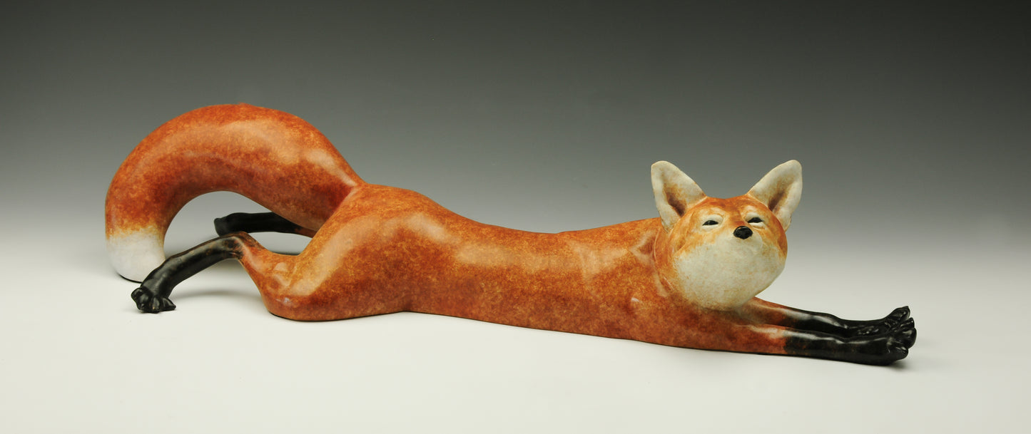 Small Red's Reach-Sculpture-Jeremy Bradshaw-Sorrel Sky Gallery
