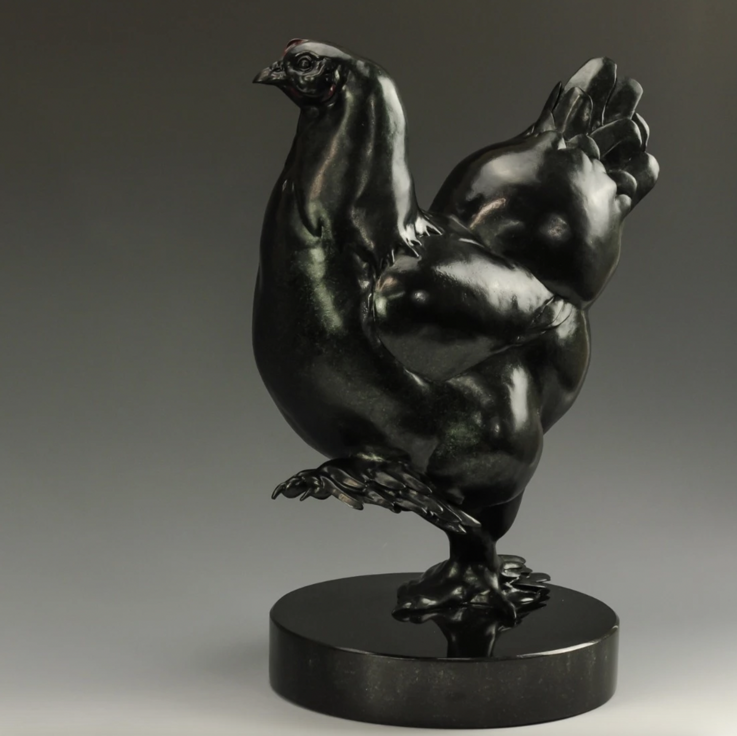 Spring (In Her Step) Chicken-Sculpture-Jeremy Bradshaw-Sorrel Sky Gallery