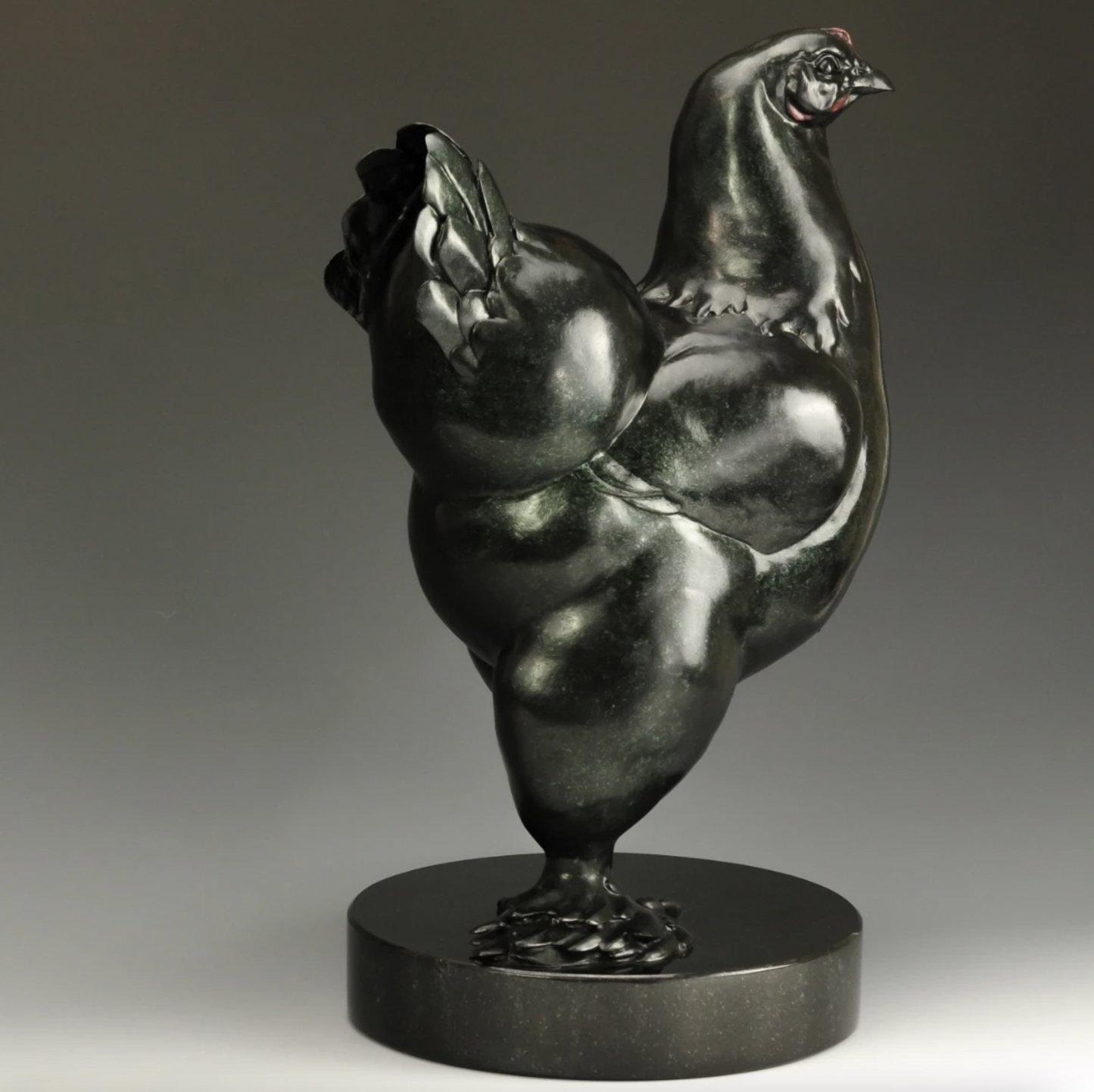 Spring (In Her Step) Chicken-Sculpture-Jeremy Bradshaw-Sorrel Sky Gallery