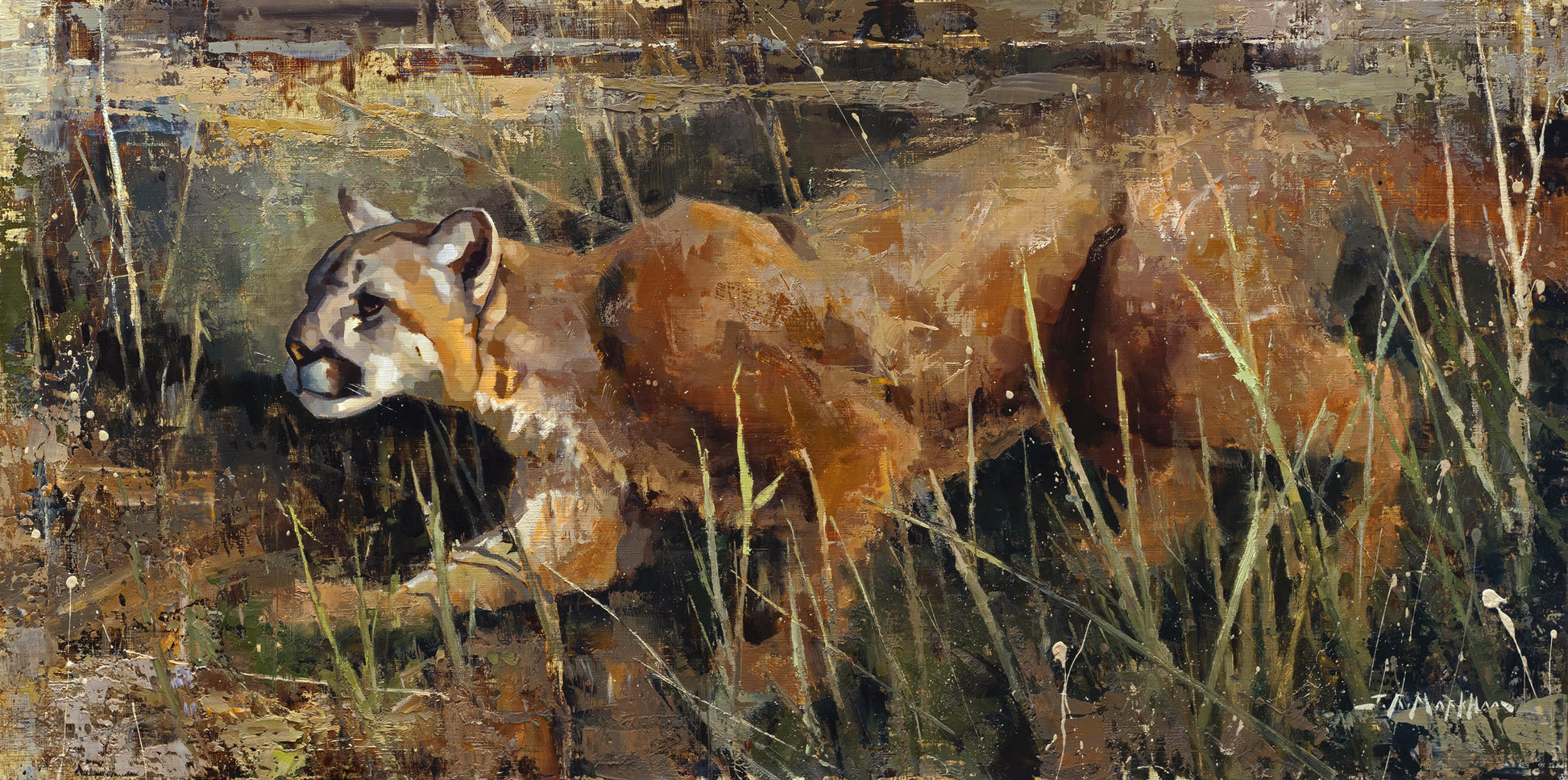 Silent Stalker-Painting-Jerry Markham-Sorrel Sky Gallery