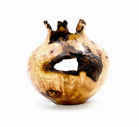 Aspen Burl Hollow Turning-Sculpture-Jerry Wedekind-Sorrel Sky Gallery