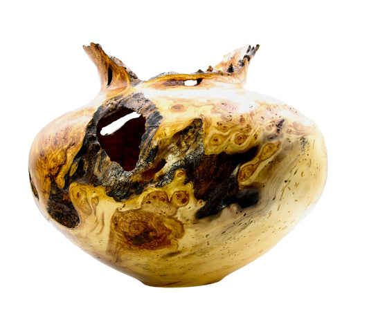 Aspen Burl Hollow Turning-Sculpture-Jerry Wedekind-Sorrel Sky Gallery