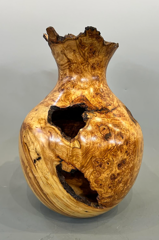 Aspen Burl Hollow Turning-Wood Turning-Jerry Wedekind-Sorrel Sky Gallery