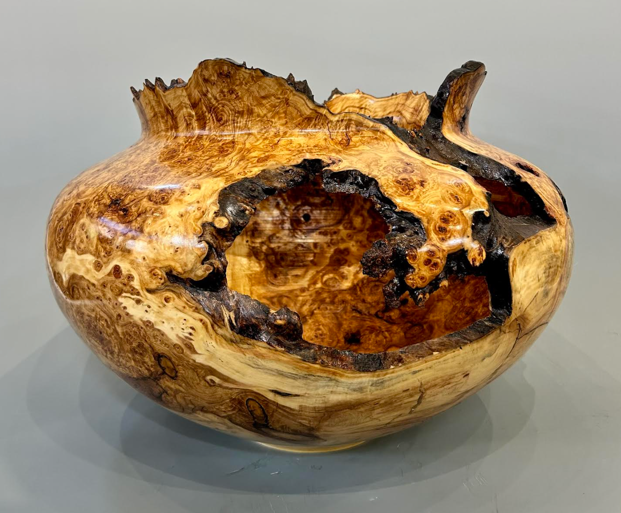 Aspen Burl Hollow Turning-Wood Turning-Jerry Wedekind-Sorrel Sky Gallery