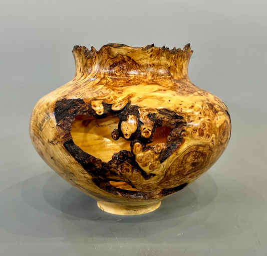 Aspen Burl Hollow Turning-Wood Turning-Jerry Wedekind-Sorrel Sky Gallery