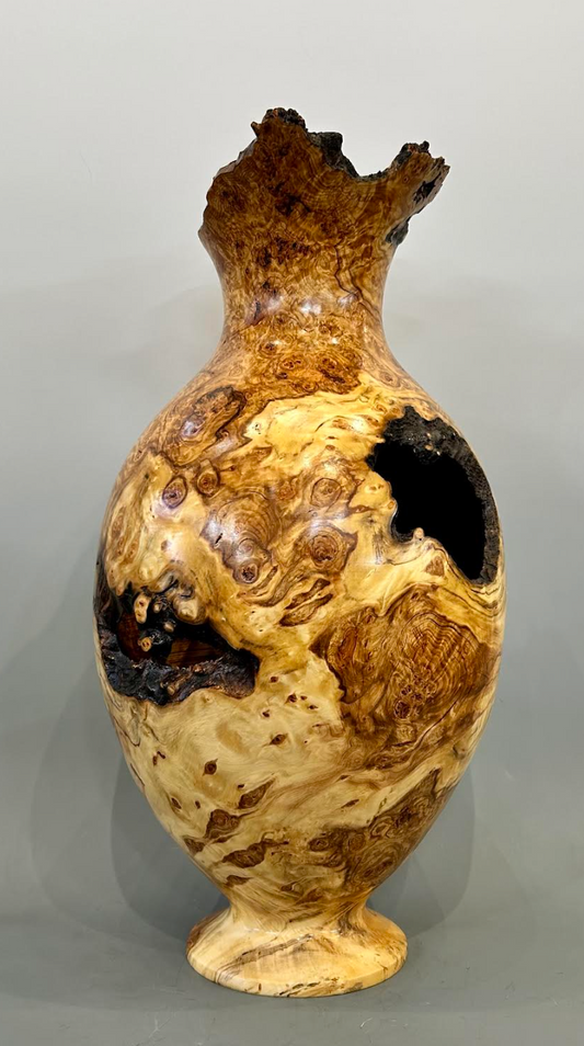 Aspen Burl Hollow Turning-Wood Turning-Jerry Wedekind-Sorrel Sky Gallery