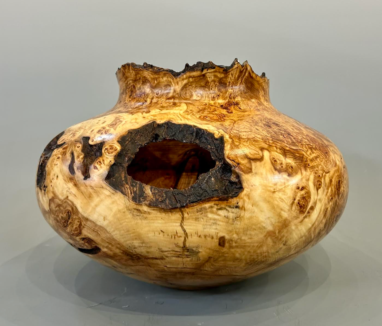 Aspen Burl Hollow Turning-Wood Turning-Jerry Wedekind-Sorrel Sky Gallery