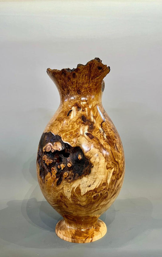 Aspen Burl Hollow Turning-Wood Turning-Jerry Wedekind-Sorrel Sky Gallery