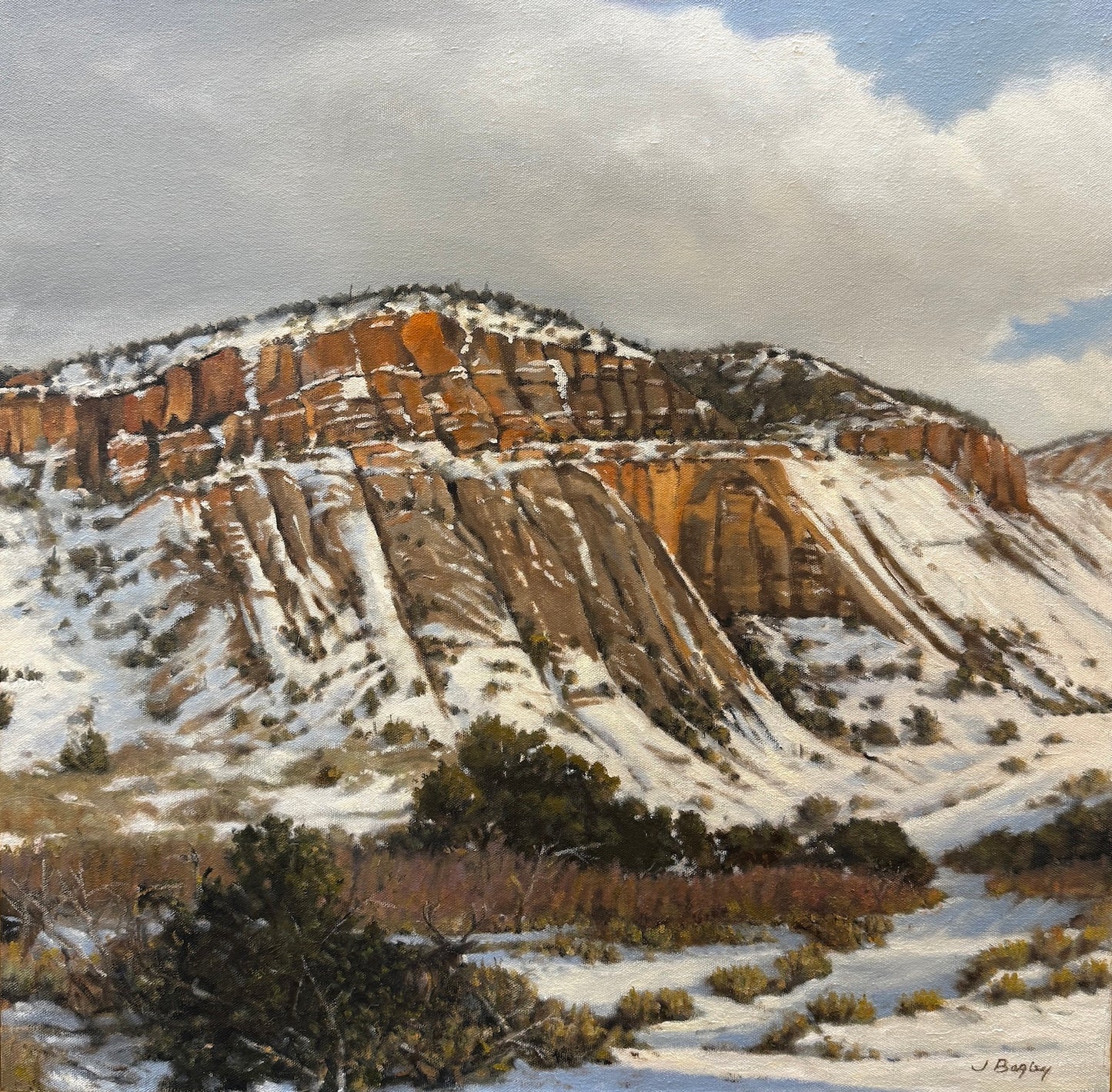 First Snow-Painting-Jim Bagley-Sorrel Sky Gallery