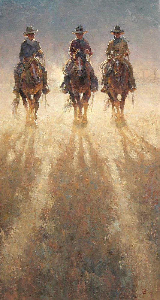 Backlit Cowboys