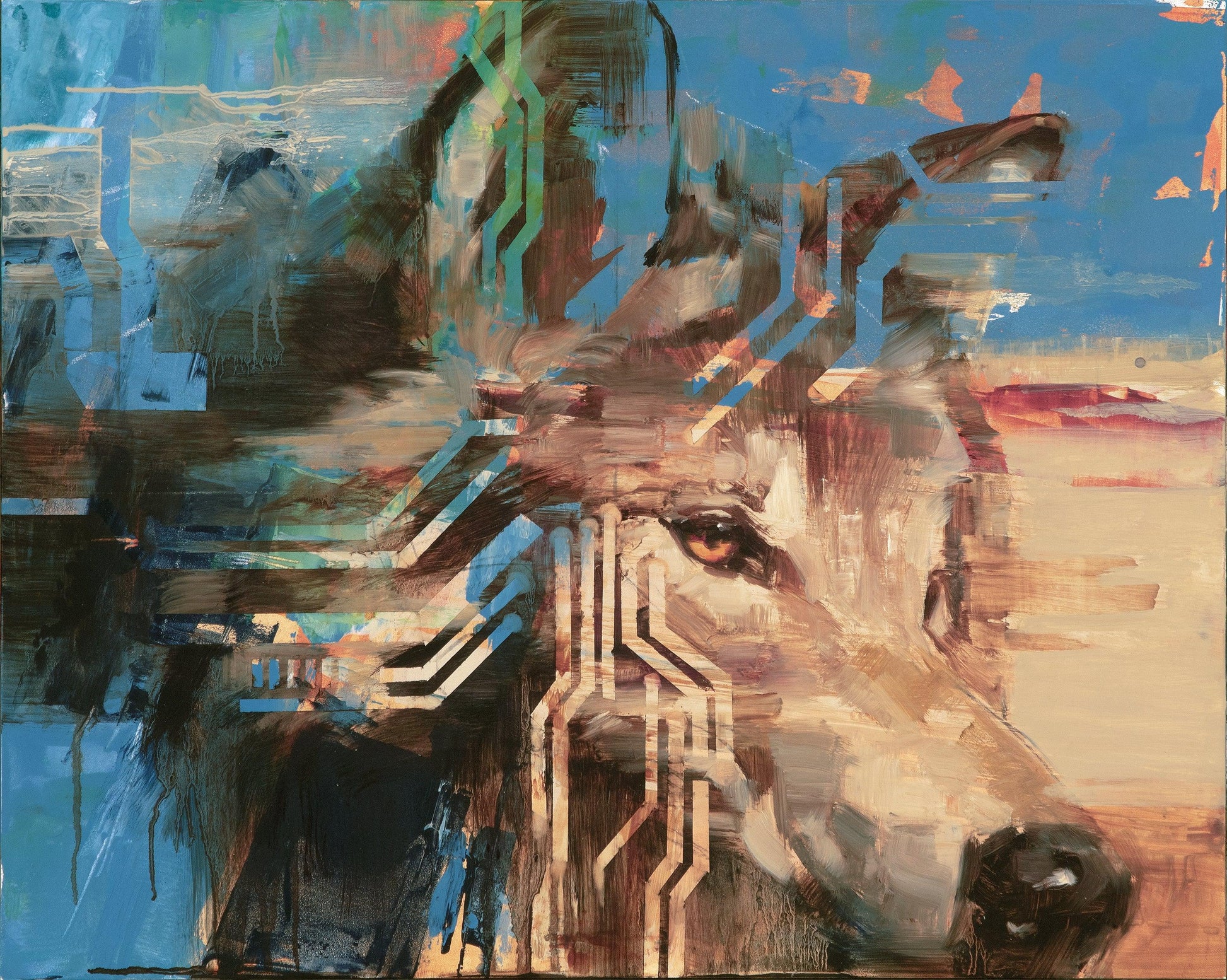 Collisions | Future Imperfect-Painting-Julie Chapman-Sorrel Sky Gallery