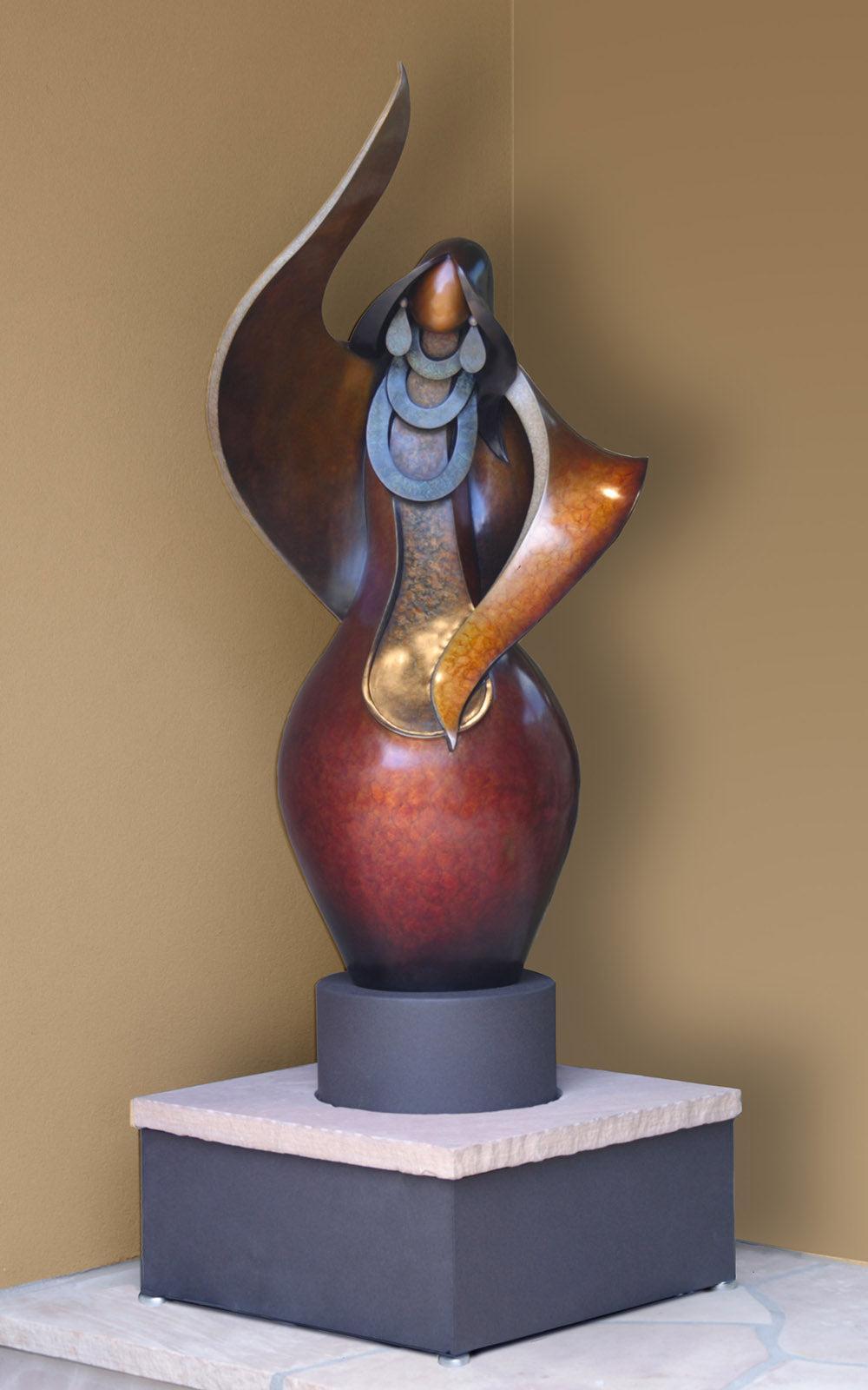 Greeting The Sun-Sculpture-Kim Seyesnem-Sorrel Sky Gallery