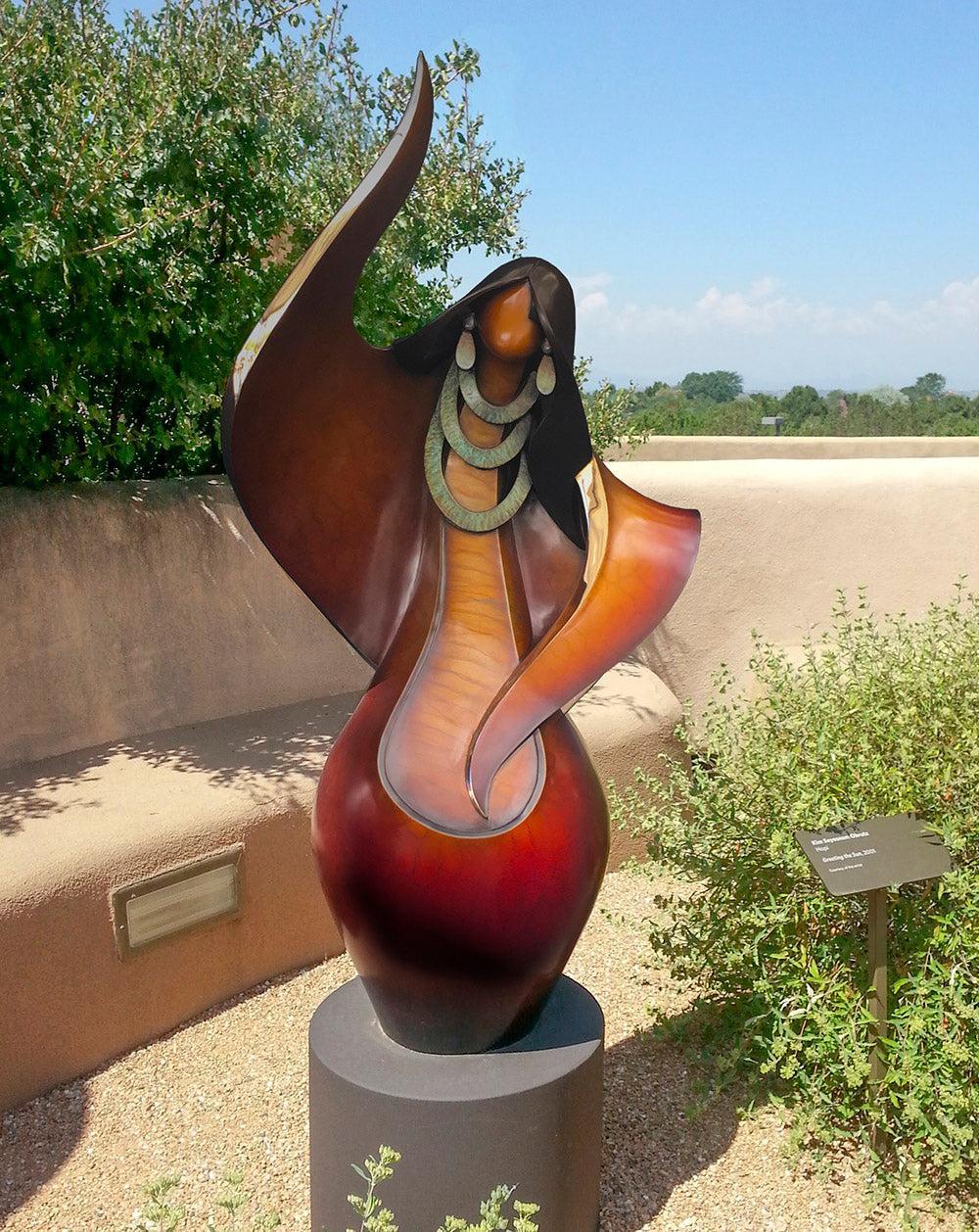 Greeting The Sun-Sculpture-Kim Seyesnem-Sorrel Sky Gallery