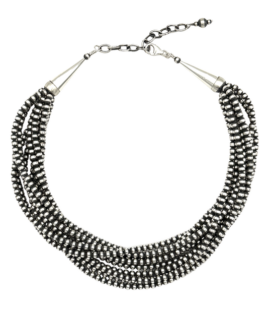 10 Strand Baca Bead Necklace-Jewelry-Maria Goler Baca-Sorrel Sky Gallery