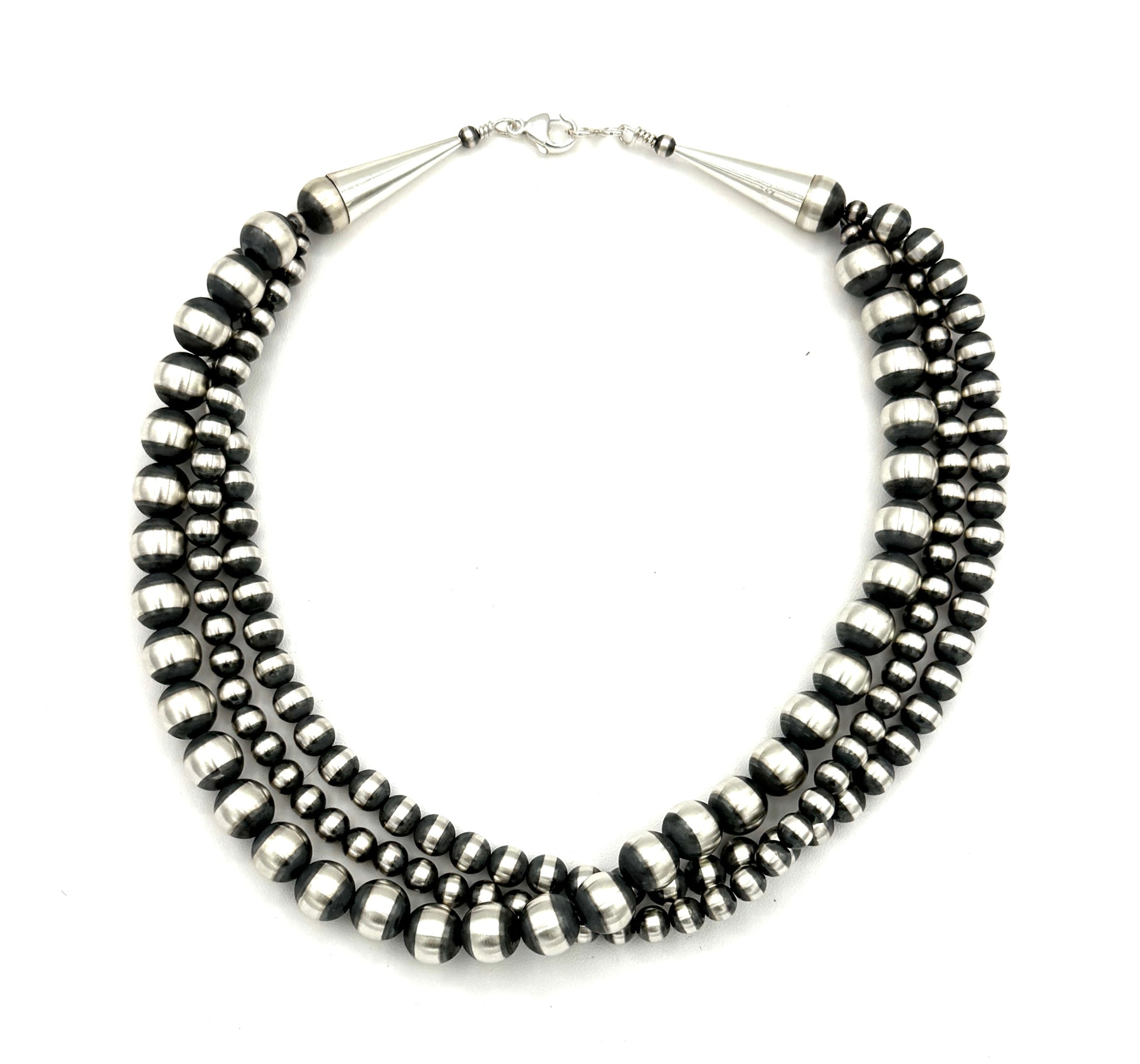 3 Strand Baca Bead Necklace-Jewelry-Maria Goler Baca-Sorrel Sky Gallery