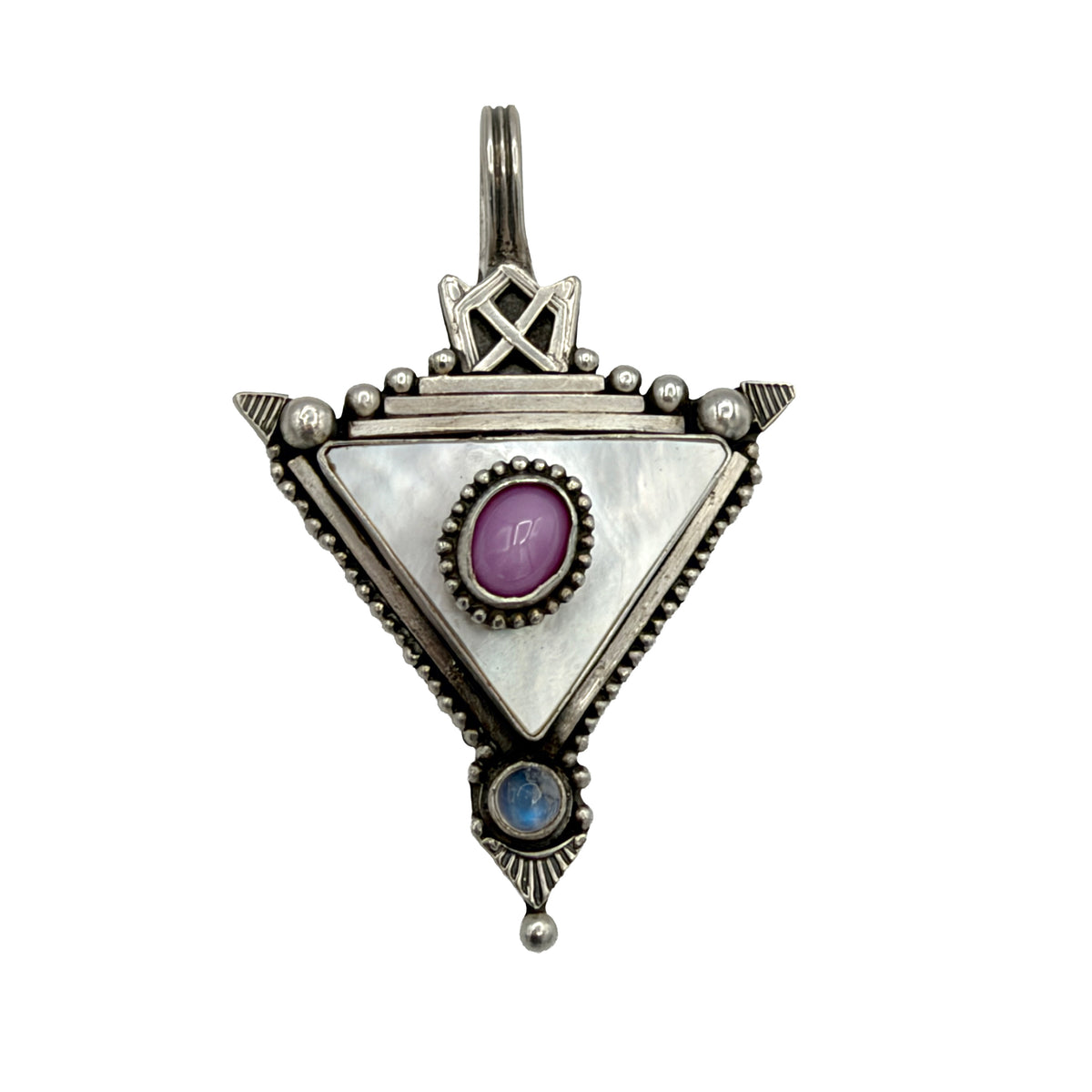 5 Star Pink Ruby Pendant-Jewelry-Maria Goler Baca-Sorrel Sky Gallery