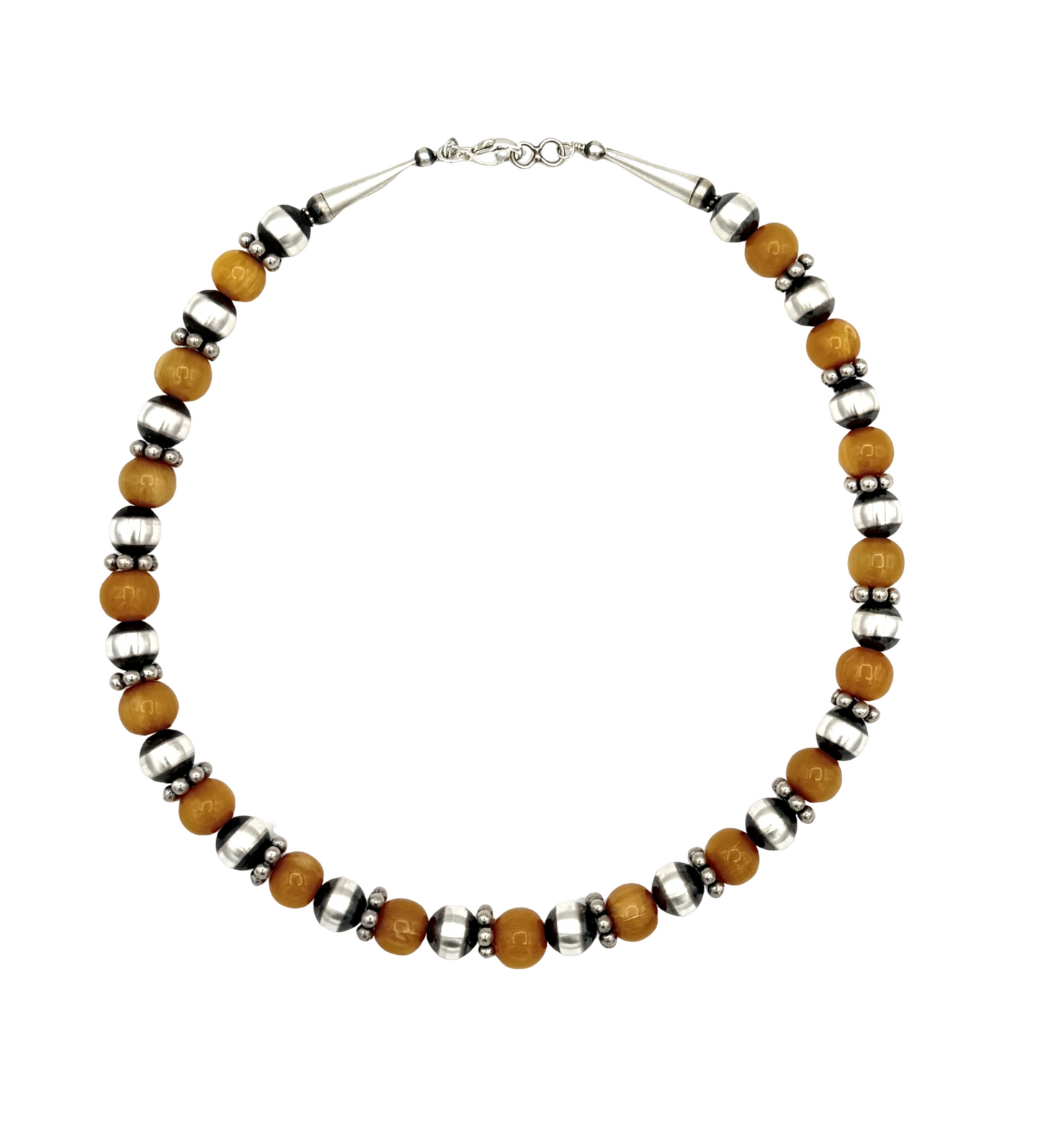 Aventurine Bead Necklace-Jewelry-Maria Goler Baca-Sorrel Sky Gallery