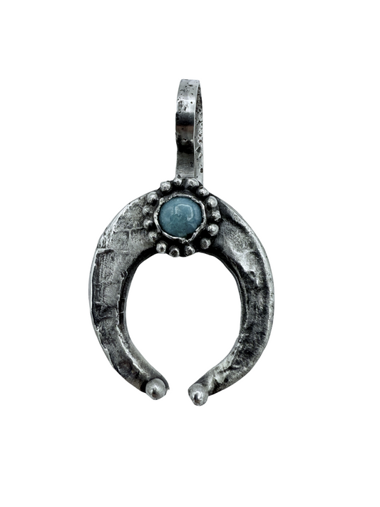 Charcoal Naja Pendant-Jewelry-Maria Goler Baca-Sorrel Sky Gallery