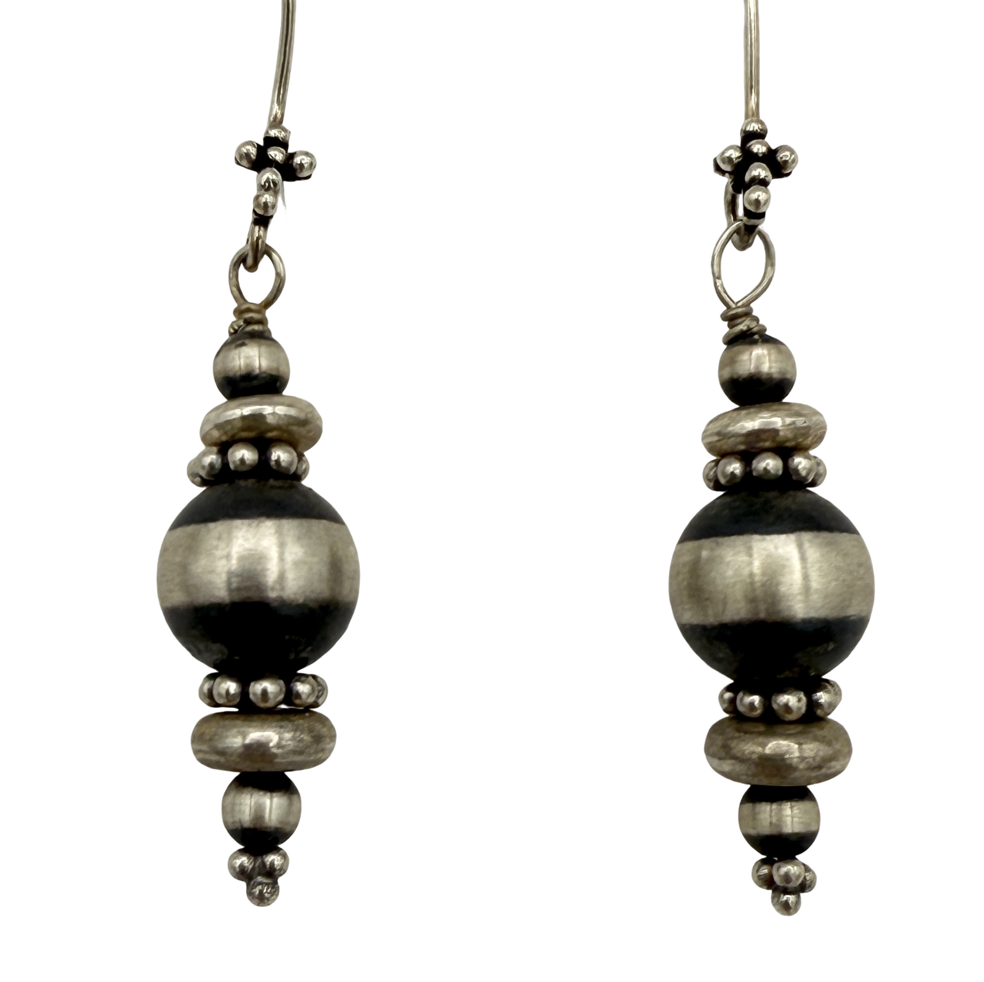 Dangle Baca Bead Earrings-Jewelry-Maria Goler Baca-Sorrel Sky Gallery