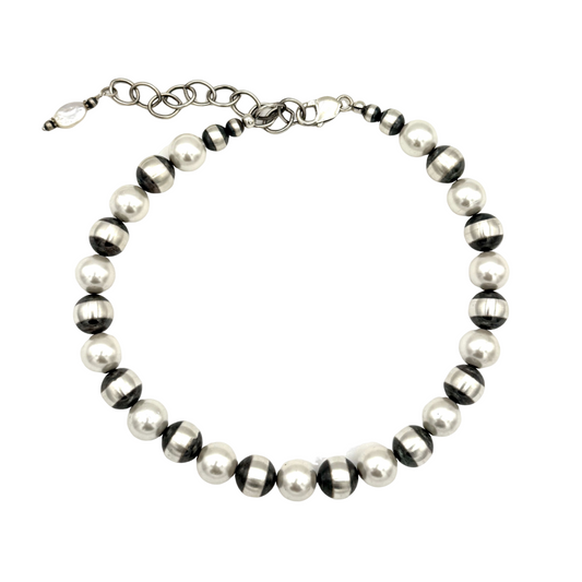 Freshwater Pearl Bead Necklace-Jewelry-Maria Goler Baca-Sorrel Sky Gallery