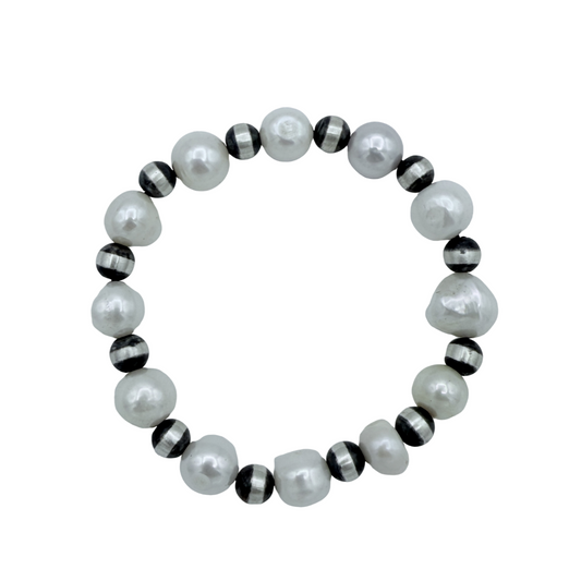 Freshwater Pearl Bracelet-Jewelry-Maria Goler Baca-Sorrel Sky Gallery