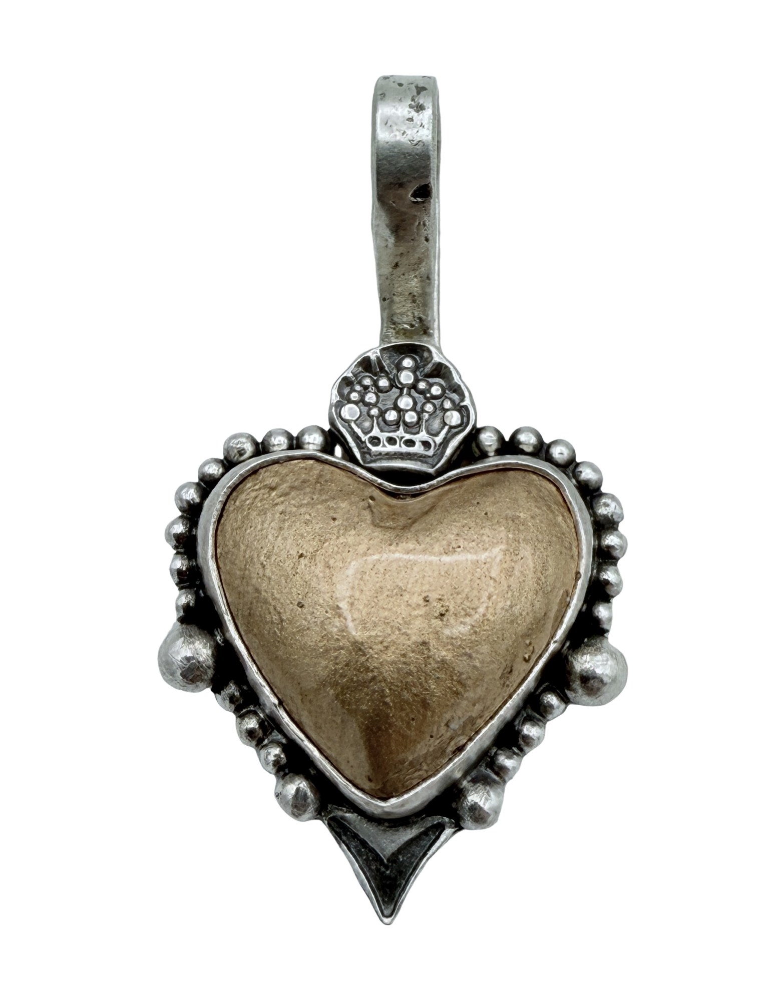 Gold XS CarHeart Pendant-Jewelry-Maria Goler Baca-Sorrel Sky Gallery