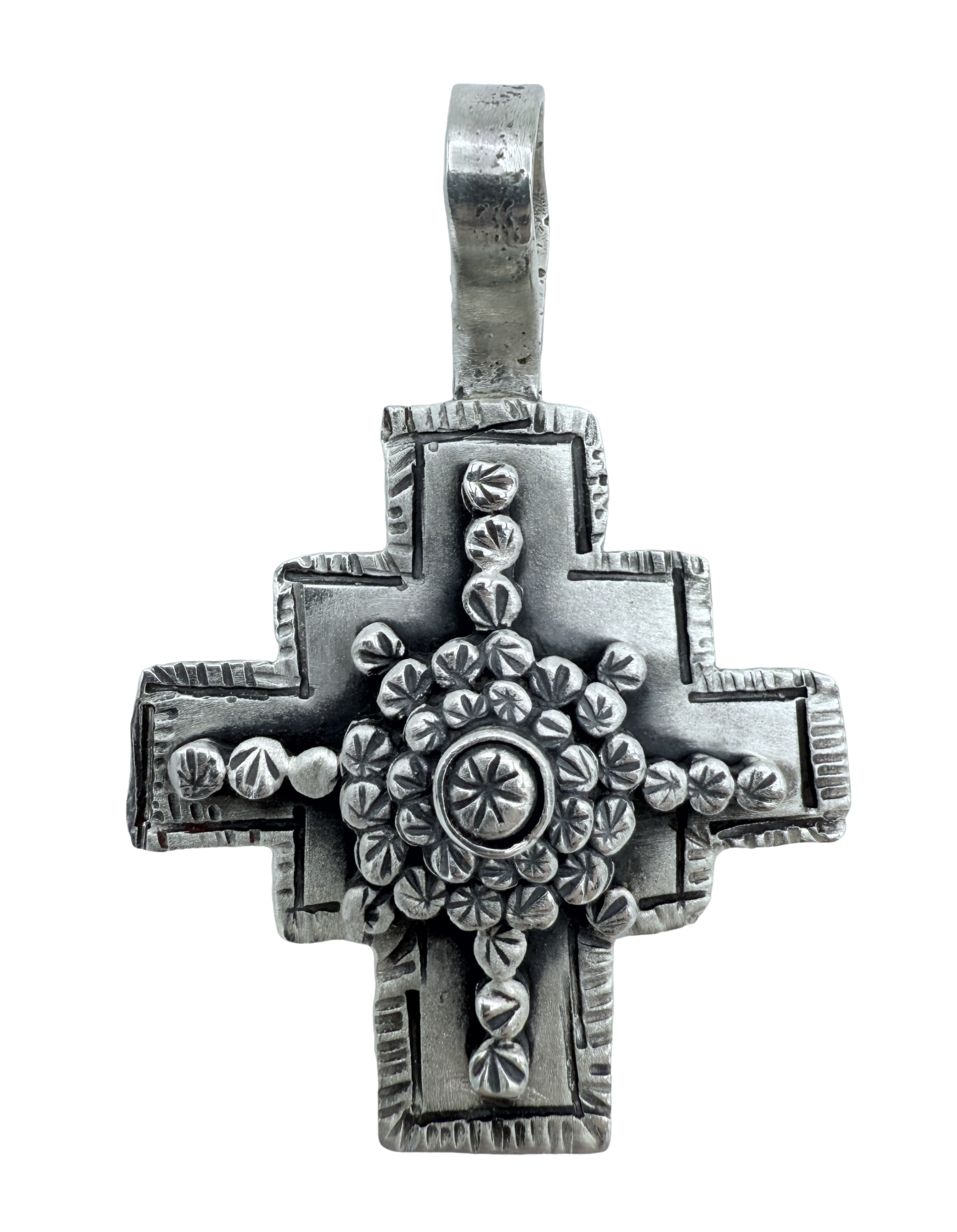 Large Cross Pendant-Jewelry-Maria Goler Baca-Sorrel Sky Gallery