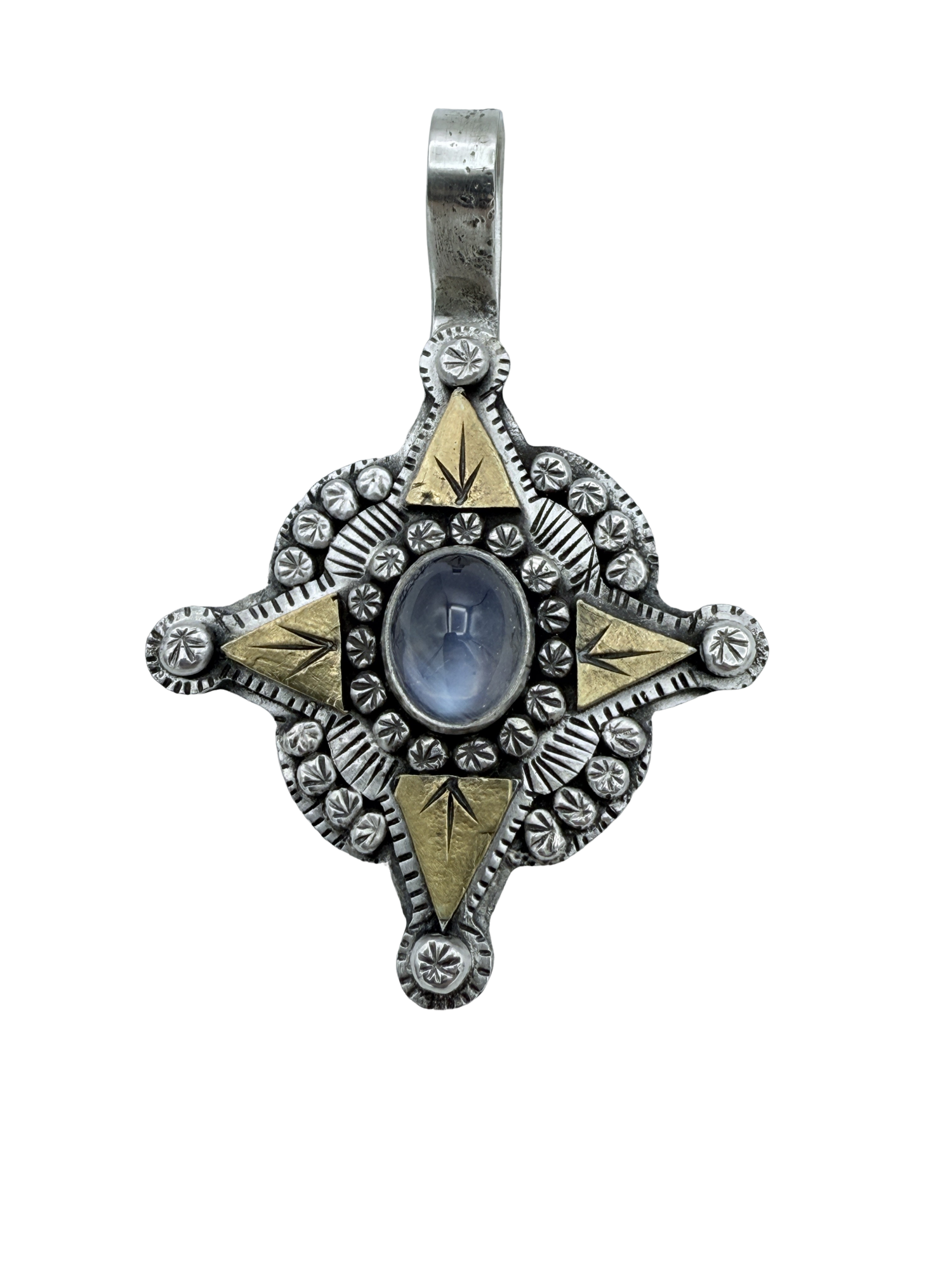 Moonstone Star Pendant-Jewelry-Maria Goler Baca-Sorrel Sky Gallery