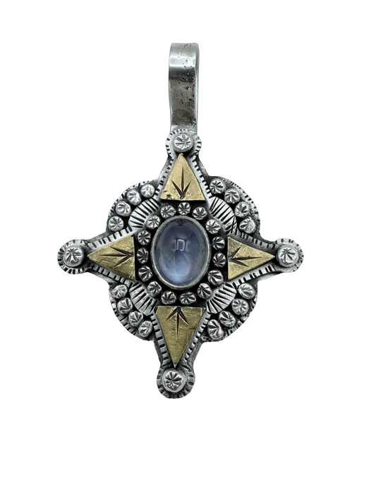 Moonstone Star Pendant-Jewelry-Maria Goler Baca-Sorrel Sky Gallery