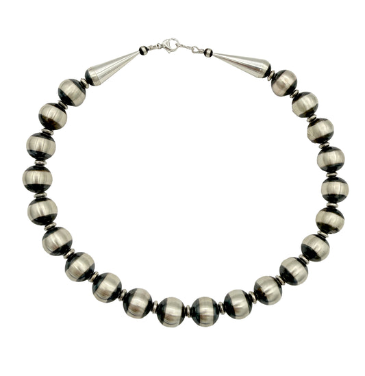 Single Strand Baca Bead Necklace-Jewelry-Maria Goler Baca-Sorrel Sky Gallery