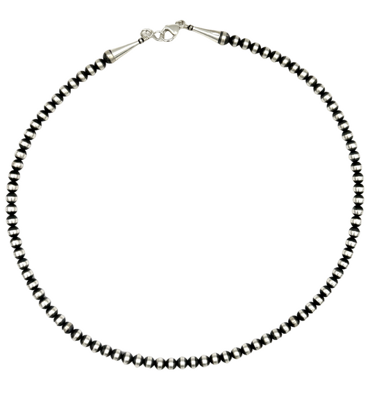 Single Strand Baca Bead Necklace-Jewelry-Maria Goler Baca-Sorrel Sky Gallery