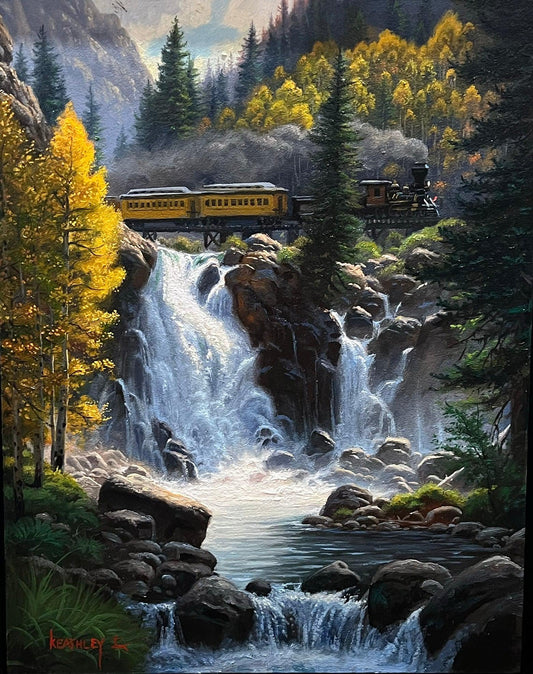 Over the Falls-Painting-Mark Keathley-Sorrel Sky Gallery