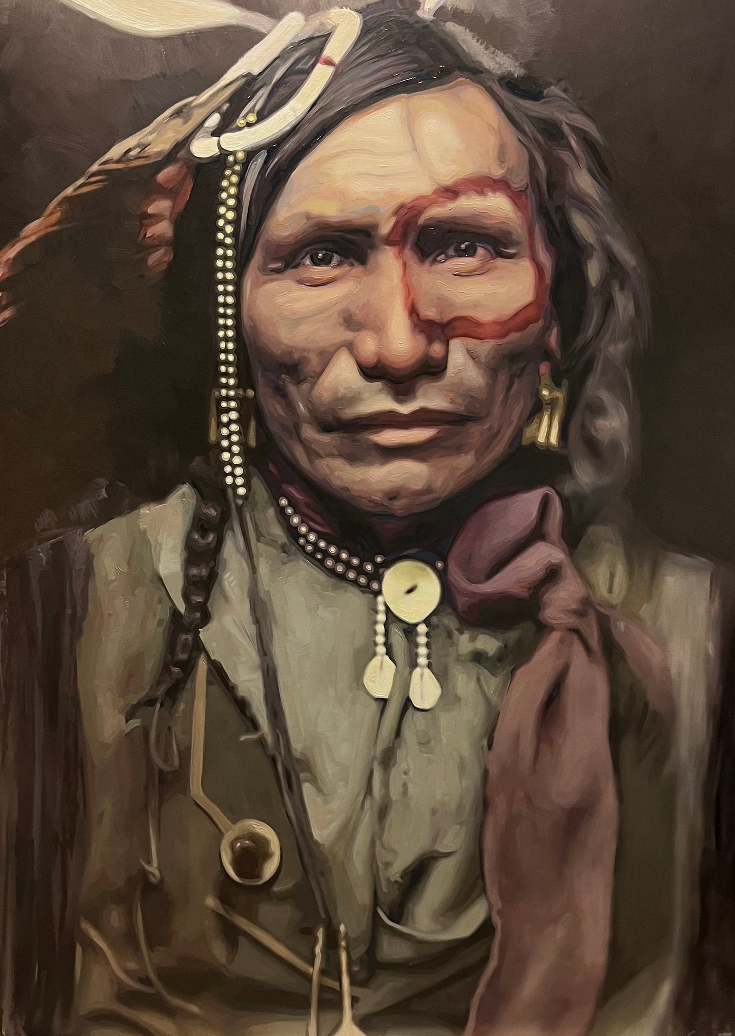 Iron White Man-Painting-Matthew Grant-Sorrel Sky Gallery