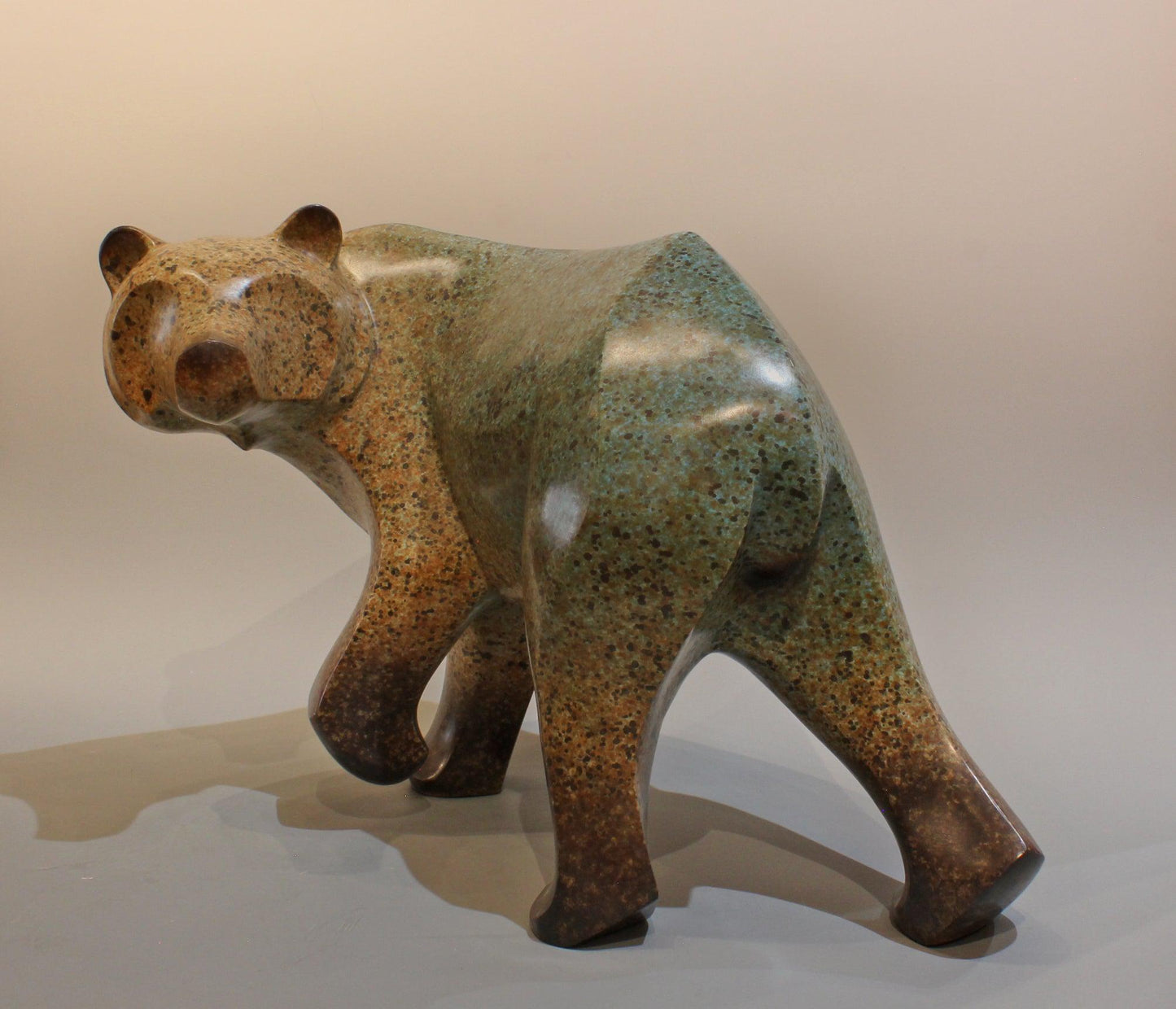 Large Walking Bear-Sculpture-Michael Tatom-Sorrel Sky Gallery