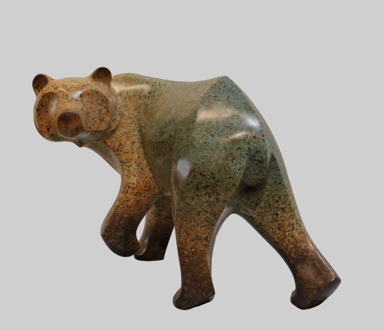 Large Walking Bear-Sculpture-Michael Tatom-Sorrel Sky Gallery