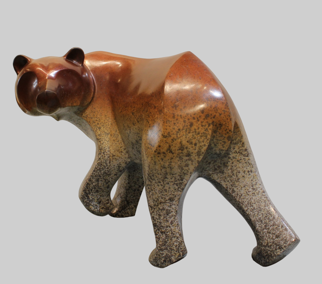 Large Walking Bear-Sculpture-Michael Tatom-Sorrel Sky Gallery
