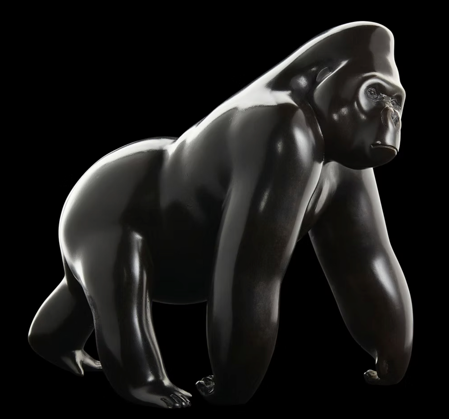 Silver Back No. 5 | Le Dos Argenté n°5-Sculpture-Michel Bassompierre-Sorrel Sky Gallery