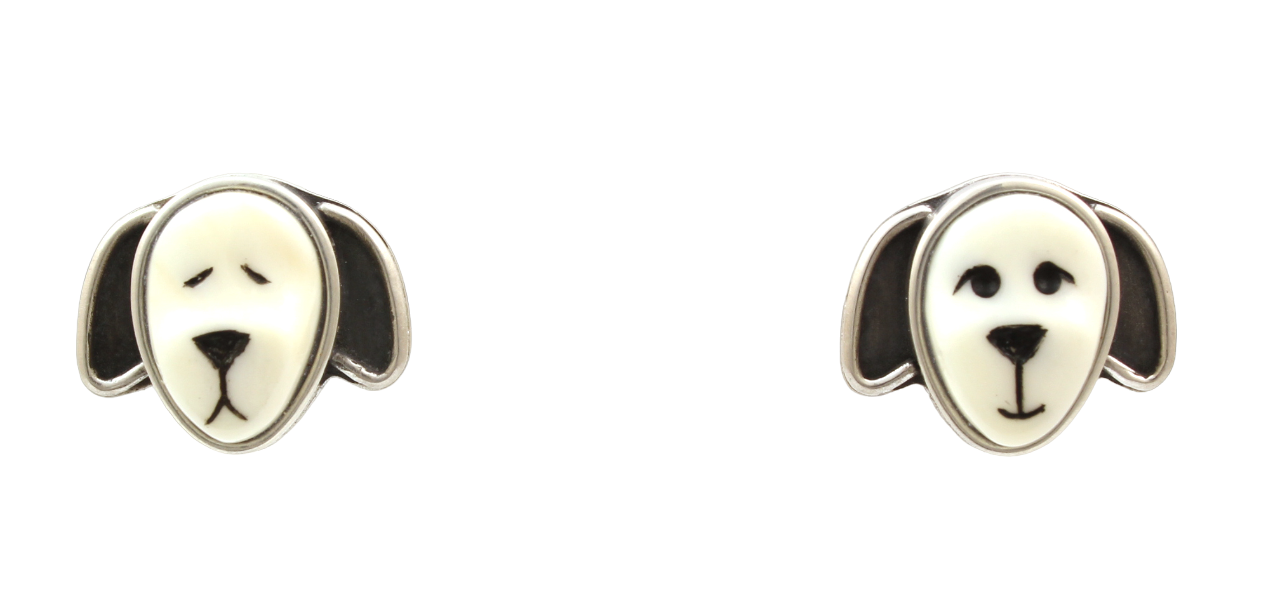 Floppy Dog Earrings-Jewelry-Michelle Tapia-Sorrel Sky Gallery