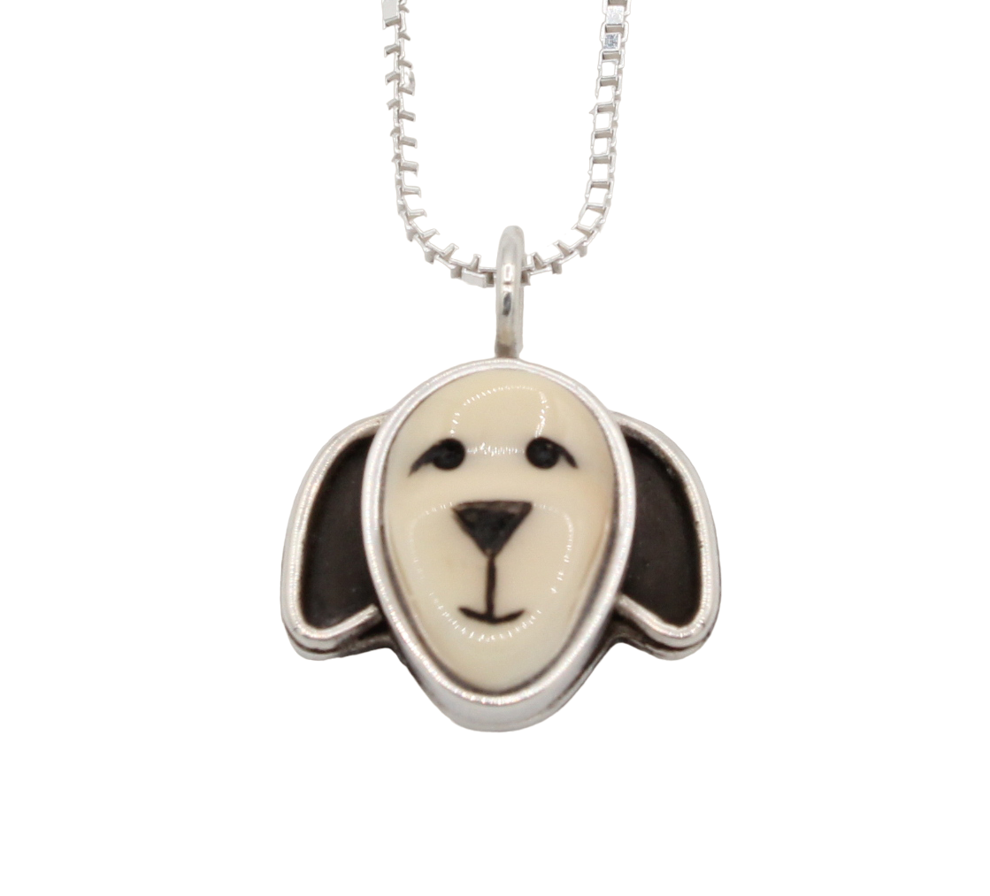 Floppy Dog Pendant-Jewelry-Michelle Tapia-Sorrel Sky Gallery